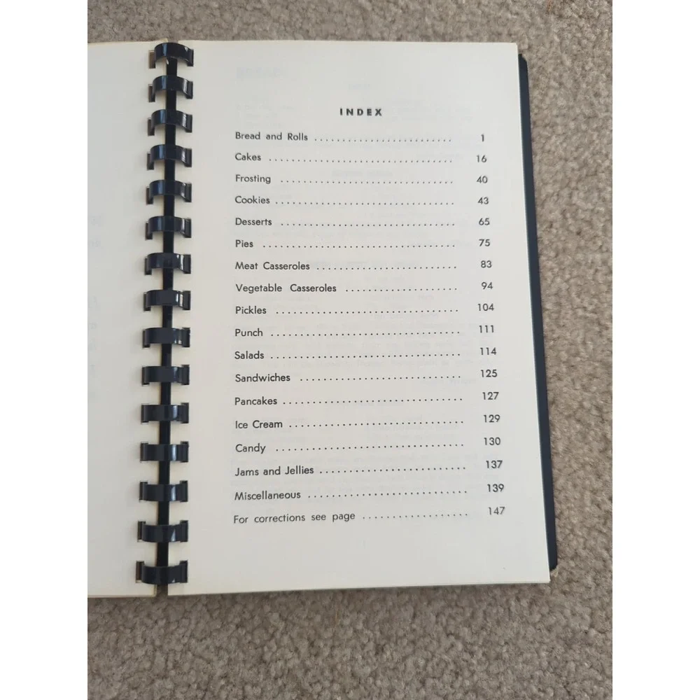 Vintage 1984 cookbook Nashua‎ Iowa IA little brown church in the vale